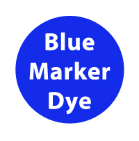 blue marker